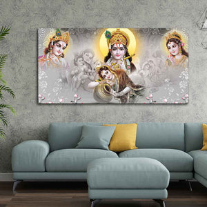 Radha Krishna Premium Wall Painting