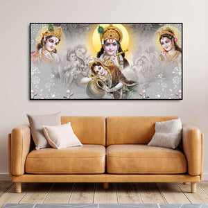 Radha Krishna Premium Wall Painting