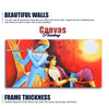 Radha Krishna With Flute Canvas Wall Painting