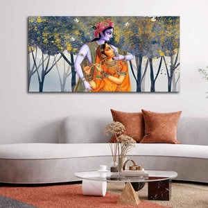 Radhe Krishna Canvas Wall Painting