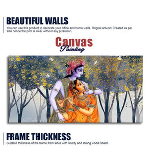 Radhe Krishna Canvas Wall Painting