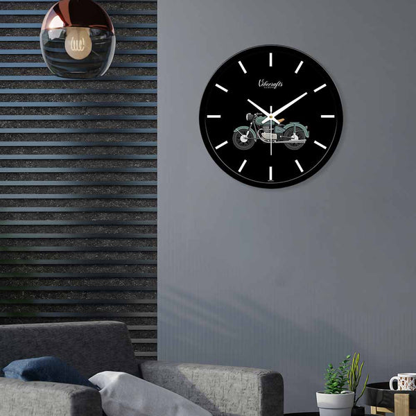 wood wall clock