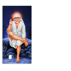 Sai Baba of Shirdi Premium Canvas Wall Painting