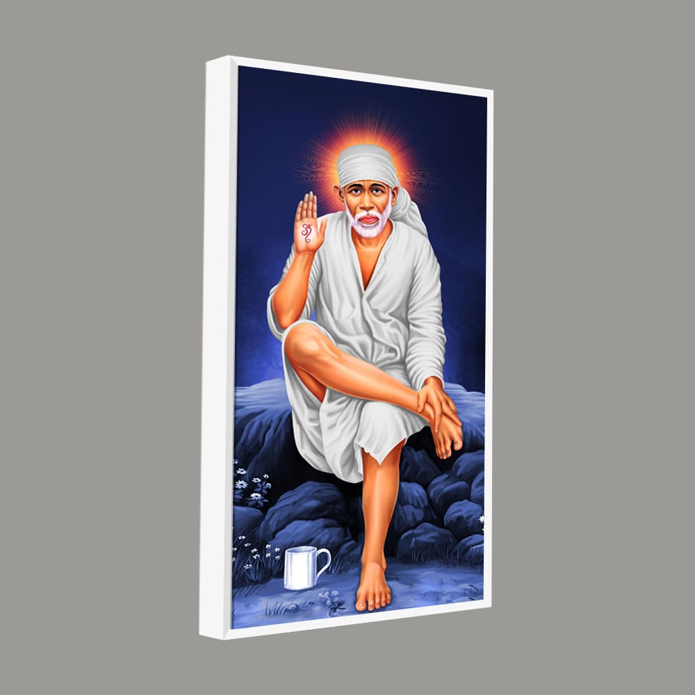 Sai Baba of Shirdi Premium Canvas Wall Painting