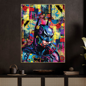 Saviour Of Gotham Cotton Canvas Wall Painting