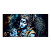 Shree Krishna Playing with Flute Canvas Wall Painting