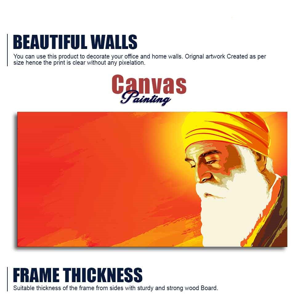 Shri Guru Nanak Dev Premium Wall Painting