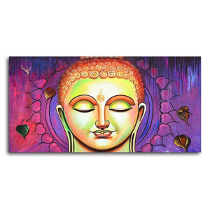 Spiritual Lord Buddha Meditating Canvas Wall Painting