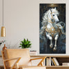Stunning White Horse Premium Art Canvas Wall Painting