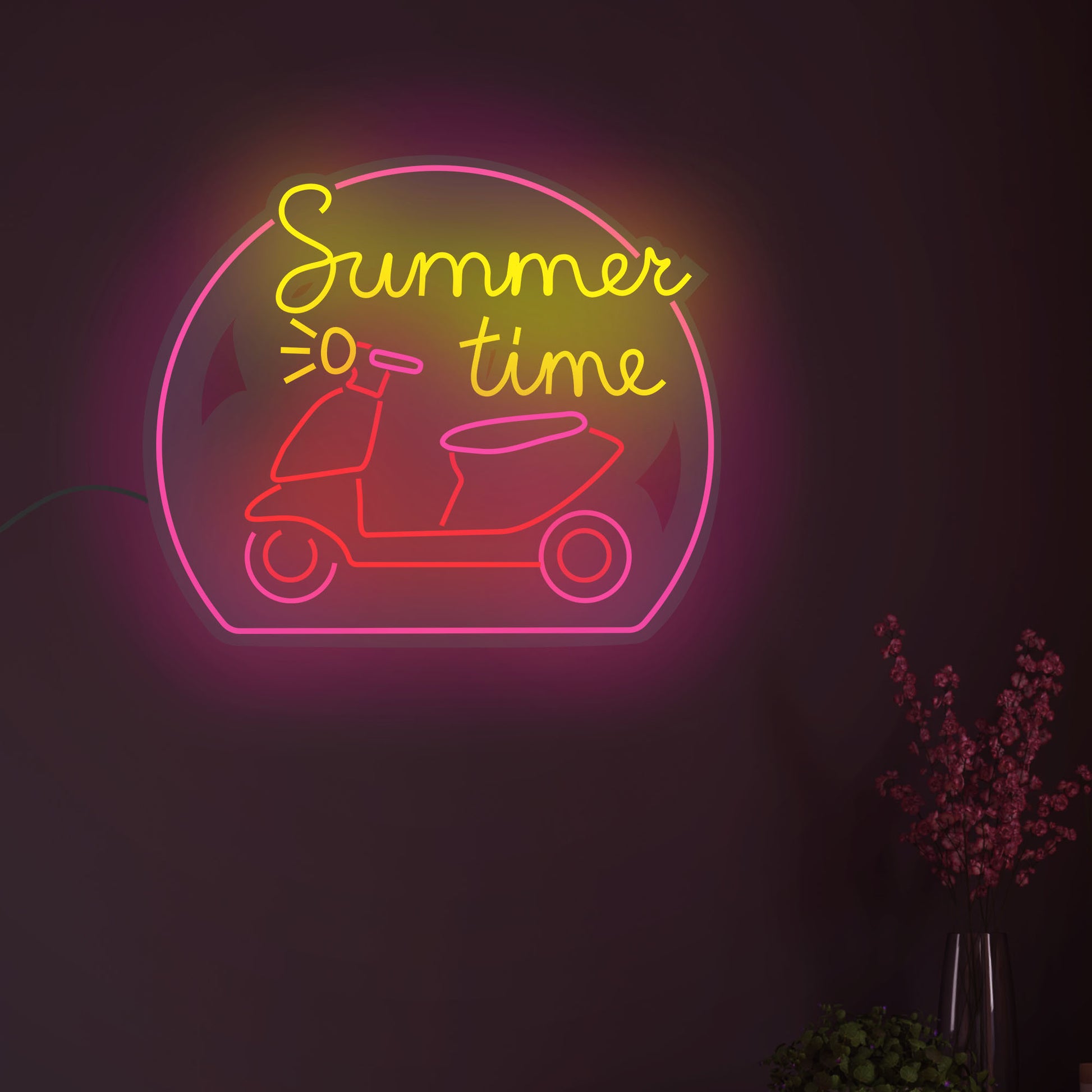 Summer Time Text Neon Sign LED Light