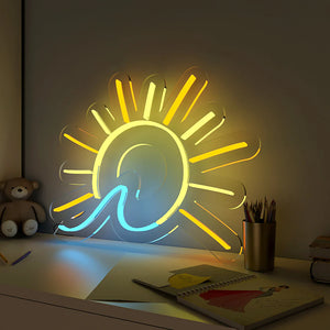 Sun Rising Yellow LED Neon Light