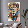 The Factors Of Lion Cotton Canvas Wall Painting