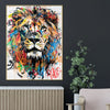 The Factors Of Lion Cotton Canvas Wall Painting
