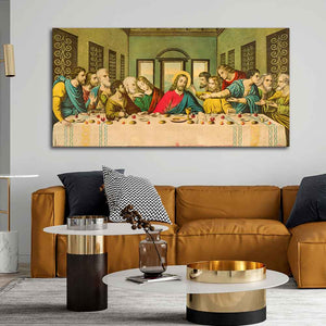 The Last Supper of Christ in Church Wall Painting