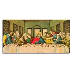 The Last Supper of Christ in Church Wall Painting