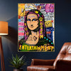 The Modern Mona Cotton Canvas Wall Painting