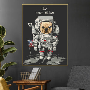 The Real Moon Walker Cotton Canvas Wall Painting