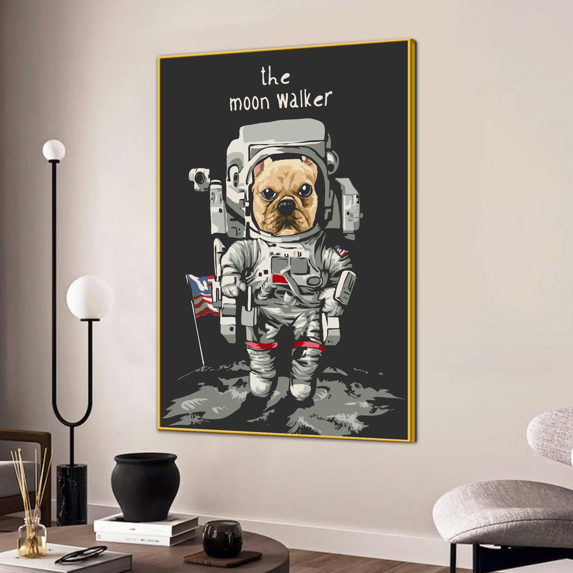 The Real Moon Walker Cotton Canvas Wall Painting