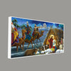 Three Kings and Holy Family Canvas Wall Painting