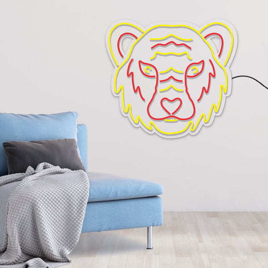 Tiger Face Neon Sign LED Light