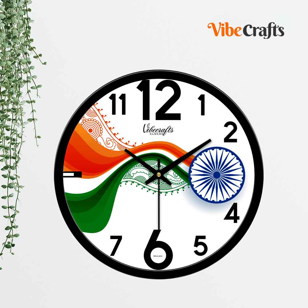 wood wall clock