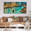Venice City at Night Canvas Wall Painting