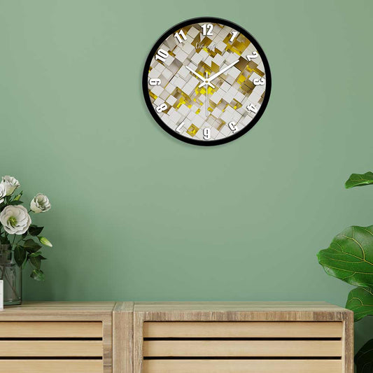 3D Abstract Premium Wall  Clock For Living Room