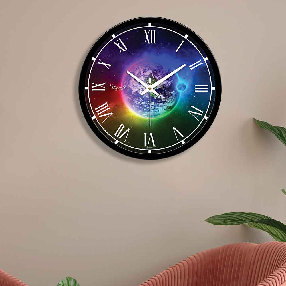 3D Earth Designer Wall Clock