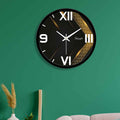 Golden Designer Wall Clock