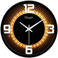 Golden Designer Wall Clock