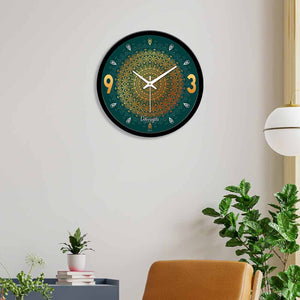 Abstract Golden Mandala Premium Design Wall Clock