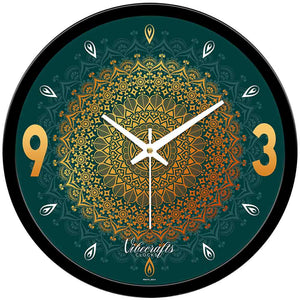 Abstract Golden Mandala Premium Design Wall Clock