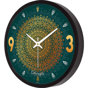 Abstract Golden Mandala Premium Design Wall Clock