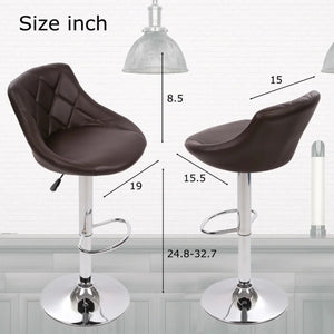 Back Brown Comfy Leatherette Long Chair