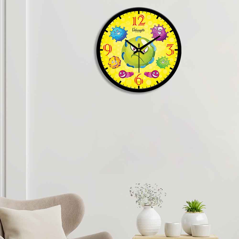 Bacteria Designer Wall Clock