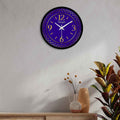 Beautiful Blue Color Printed Design Wall Clock