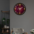 Golden Pattern Designer Wall Clock