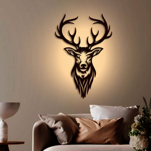 Premium Backlit Wooden Wall Hanging 