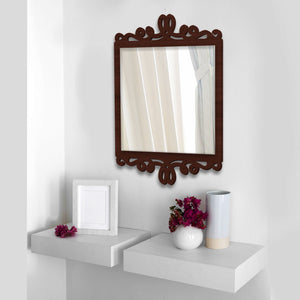  Designer Wooden Frame Wall Mirror