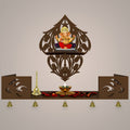 Pooja Mandir Design with Shelf 