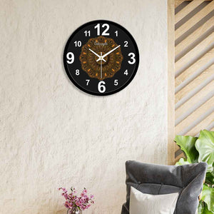 Beautiful Golden Mandala Designer Wall Clock