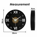 Golden Art Designer Wall Clock