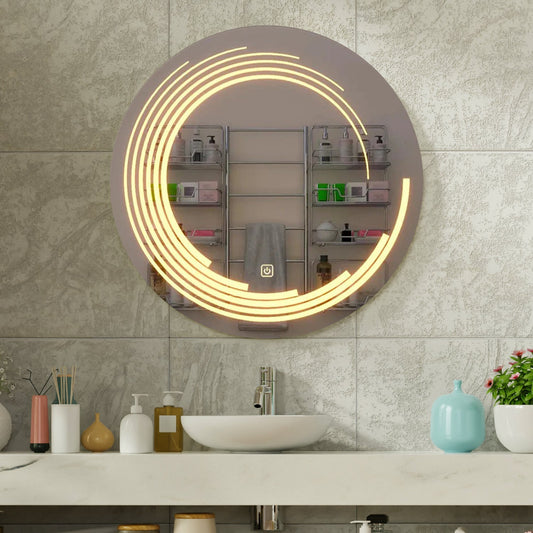 Beautiful Modern Design Dreamy Illusion LED Bathroom Mirror