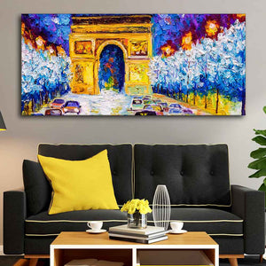 Beautiful Wall Painting of Abstract Arc de Triomphe