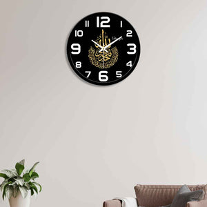 Black Wall Clock