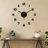 Classic Bold Style Big Size 3D Infinity Wall Clock