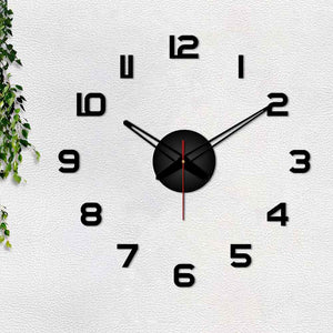 Classic Bold Style Big Size 3D Infinity Wall Clock