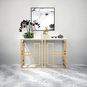 White Classic Console Table 