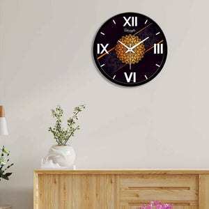 Flower Art Designer Wall Clock