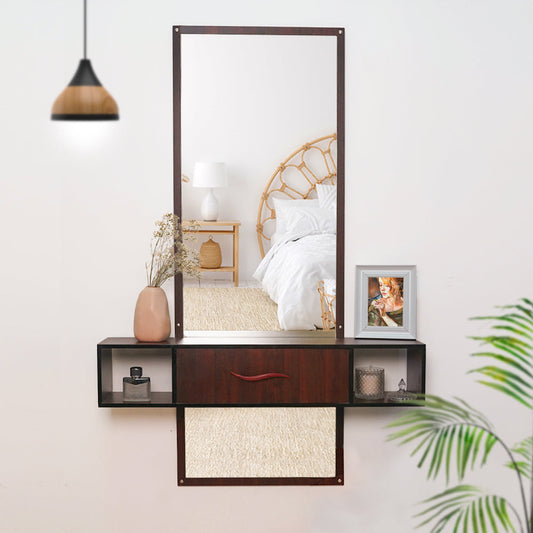 Classic Modern Premium Wooden Dressing Table Mirror